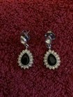 Austrian Crystal & Black Glass Bracelet (6.0-8.50 ) Earrings & Necklace (20-22 ) — photo 10