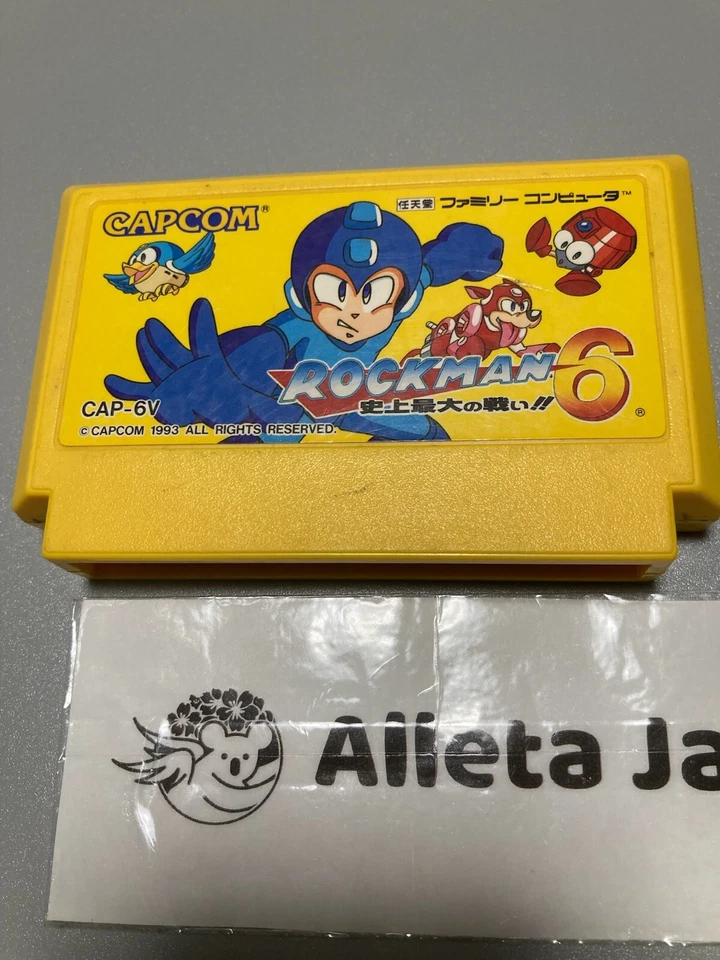 Rockman 1 2 3 4 5 6 Capcom Nintendo Famicom Nes Megaman - Image 4 of 4