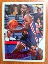 Fleer Collection Basketball Card 🏀 1994 1995 Nets #149 Sleepy Floyd