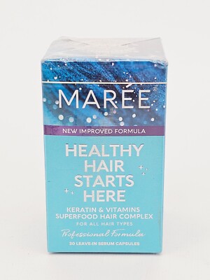 Maree Keratin Vitamins Superfood Hair Complex 30 Leave In Serum Capsules