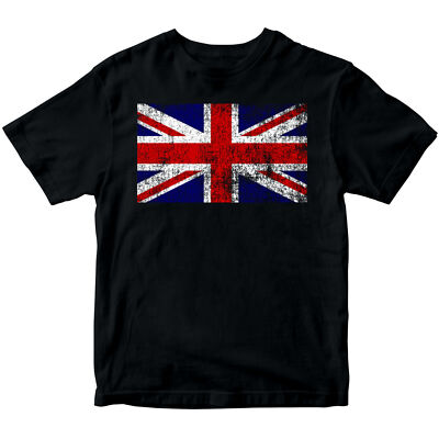 Union Jack Großbritannien UK Flagge Vintage Jungen Mädchen Teen Kinder T-Shirts #DNE #2