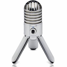 Samson Meteor Mic USB Studio Microphone  Large Diaphragm  Built-in Monitoring