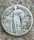 1926 P Standing Liberty Quarter 90% Silver Good Circulated Condition US Coin