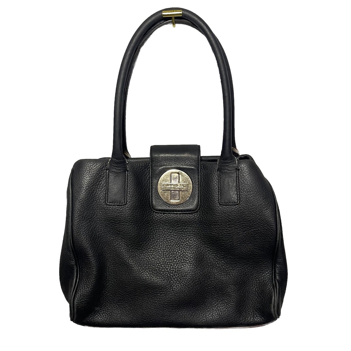 Kate Spade Women's Black Pebbled Leather Purse Shoulder Bag