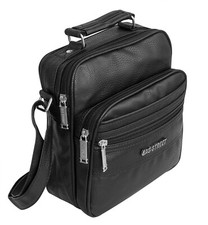 Bag Street Herrentasche Arbeitstasche Flugbegleiter Tasche T0110 Schwarz