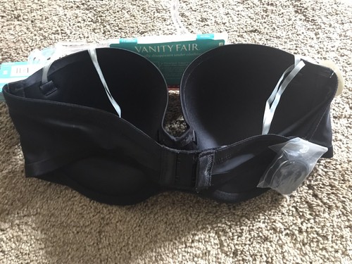 Vanity Fair Bra 36C Nearly Invisible Full Coverage Black NWT MSRP $40 - Picture 6 of 8