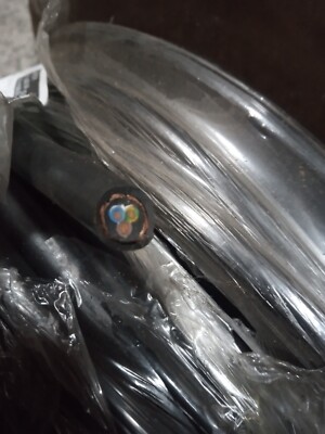 100m Trommel 3803Y 1mm 3-adrig Kupfer geschirmt Kabel FLX PCW PVC 500V flexibel schwarz