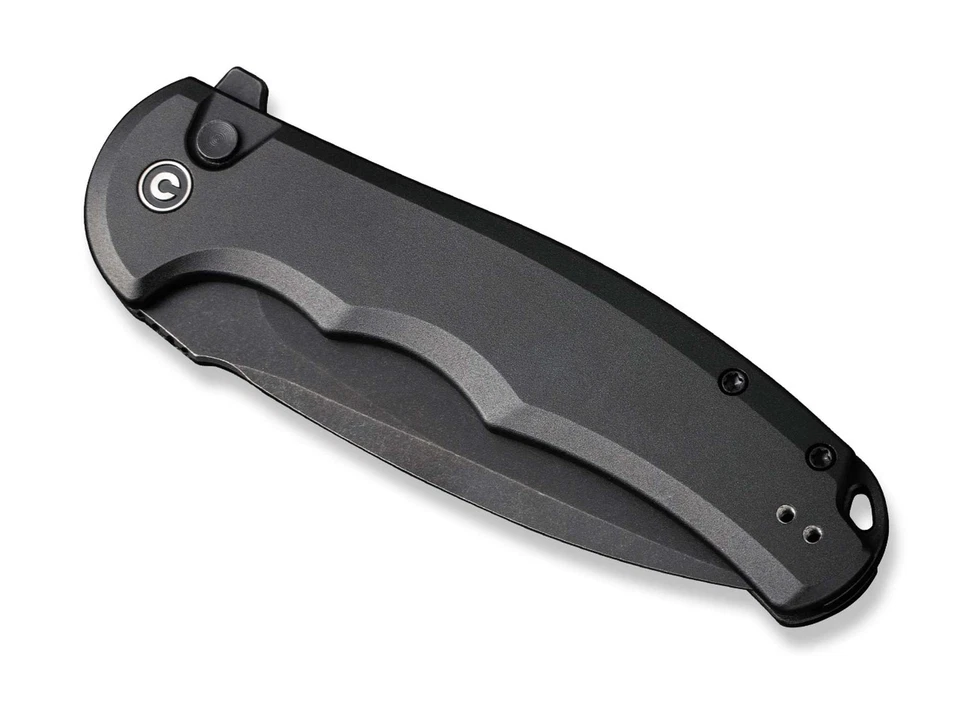 CIVIVI Button Lock Praxis Aluminum All Black EDC Taschenmesser Nitro-V C18026E-1 - Bild 4 von 4
