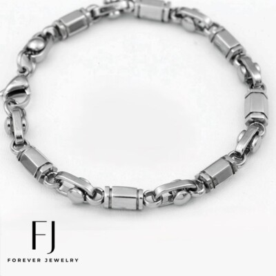 Mens Box Chain Bracelet In Sterling Silver, 7.3mm David Yurman France - Foto 9