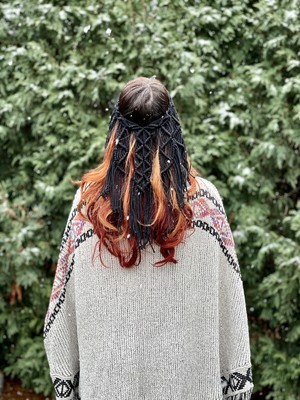 Handmade Macrame Headpiece | eBay display picture 3