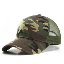 Camo Camping Trucker Hats Snapback Cap Camouflage Baseball Cap Mesh Hat