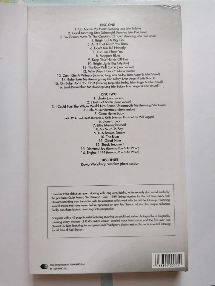 ROD STEWART - 1964-1969 ( Longbook Box Set w. 2 CDs + 1 Photo CD Rom) UK-NMC ´99 - Bild 2 von 4