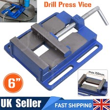 Heavy Duty 6" 150mm Drill Press Bench Pillar Vice Vise Workshop Clamp Cast Iron