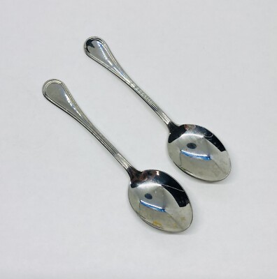Vintage Abert Inox 18/10 Stainless Steel Sugar Tea Spoon 4.5   Made In Italy 6