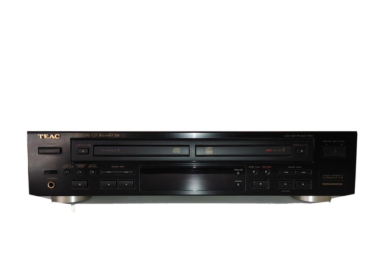 TEACティアックRW-D250 CDレコーダー本体のみ TEACティアックRW-D250 CDレコーダー本体のみ