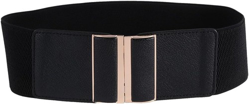 Women Elastic Belt Wide Waist Belt Stretch Skinny Belt Cinch 