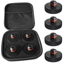 ASCOT TJP4 RUBBER JACK PADS FOR TESLA VEHICLES SET OF 4 PADS