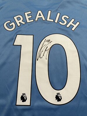 Maillot Domicile Manchester City 2021/22 Jack Grealish - Taille L PUMA Occasion
