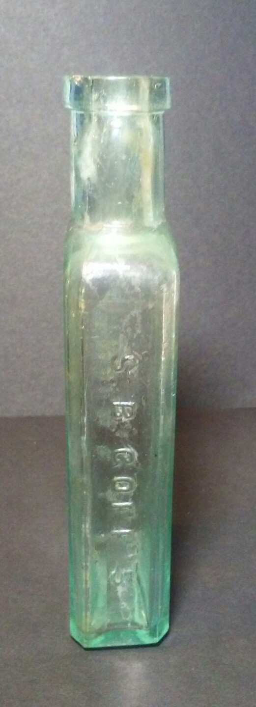 Antique S B Goff's Herb Bitters Camden N J 5 3/4 Inches Tall Aqua Bottle eBay