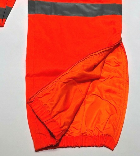 Salopette bavaglino Dickies uomo arancione alta visibilità nuova - Taglia S/M - VB500AO - Foto 5 di 7