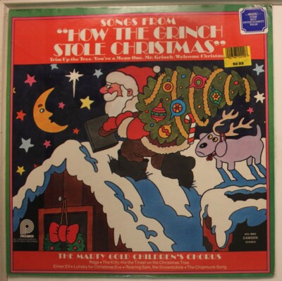 Marty Gold Kinder Chorus LP Song From How The Grinch Stola Weihnachten -
