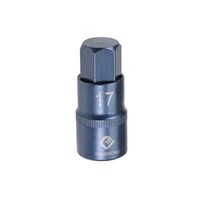 1/2-Zoll-Antrieb X 17 Mm Sechskant-Bit-Stecknuss, Metrisch, 2 Zoll LäNge