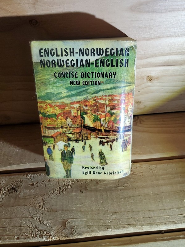 English-Norwegian Norwegian-English Concise Dictionary by Egill D. Gabrielsen...