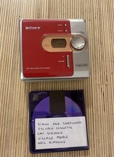 Sony MZ-N420D Net MD Red Walkman Digital Music Player Mini Disc - W/MD