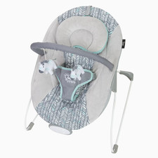 Baby Trend Smart Steps EZ Bouncer Infant Seat with Calming Vibration Ziggy Zebra