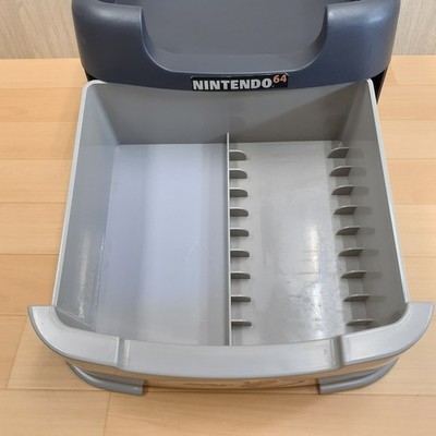ニンテンドー64 ラック　マリオ Nintendo 64 Super Mario Storage Case Station Rack w/ Wheels