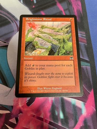 MTG - BRIGHTSTONE RITUAL - COMMON - ONSLAUGHT - LP