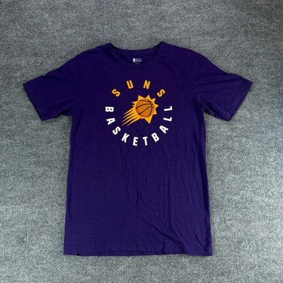 NBA Phoenix Suns Basketball Graphic T-Shirt Mens Medium Purple Short Sleeve Tee