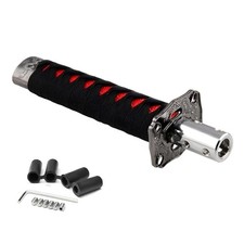 Gear Shift Knob, 7.9 Inch Sword Auto Gear Lever Stick Shifter Handle Black Red