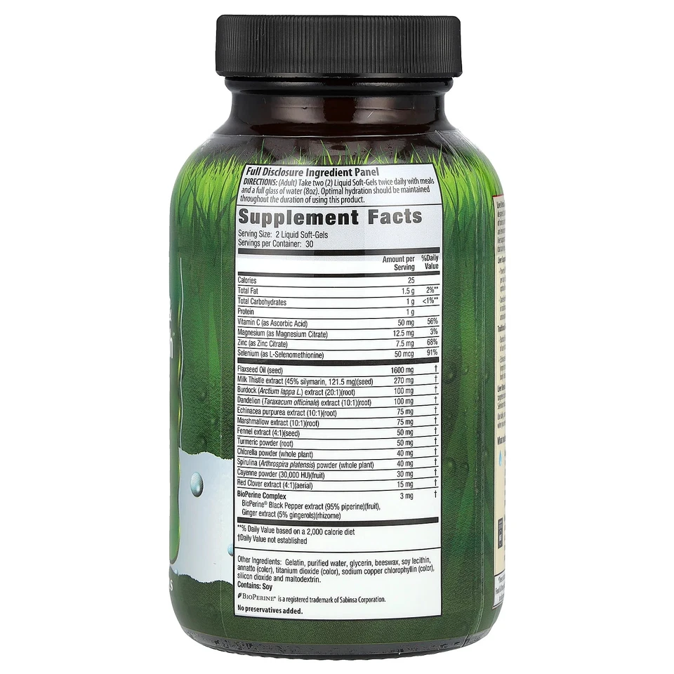 Liver Detox & Blood Refresh®, 60 cápsulas blandas líquidas Foto 2 de 2