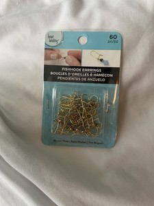 Fishhook Earrings Gold