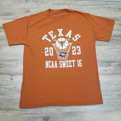 Texas Longhorns Shirt Mens Medium NCAA Basketball Sweet 16 March Madness 2023