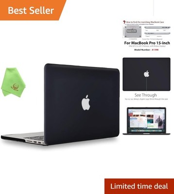 Smooth Matte Hard Case for 15  MacBook Pro A1398 - No Touch Bar