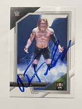 WWE NATHAN FRAZER Signed Card Raw Smackdown