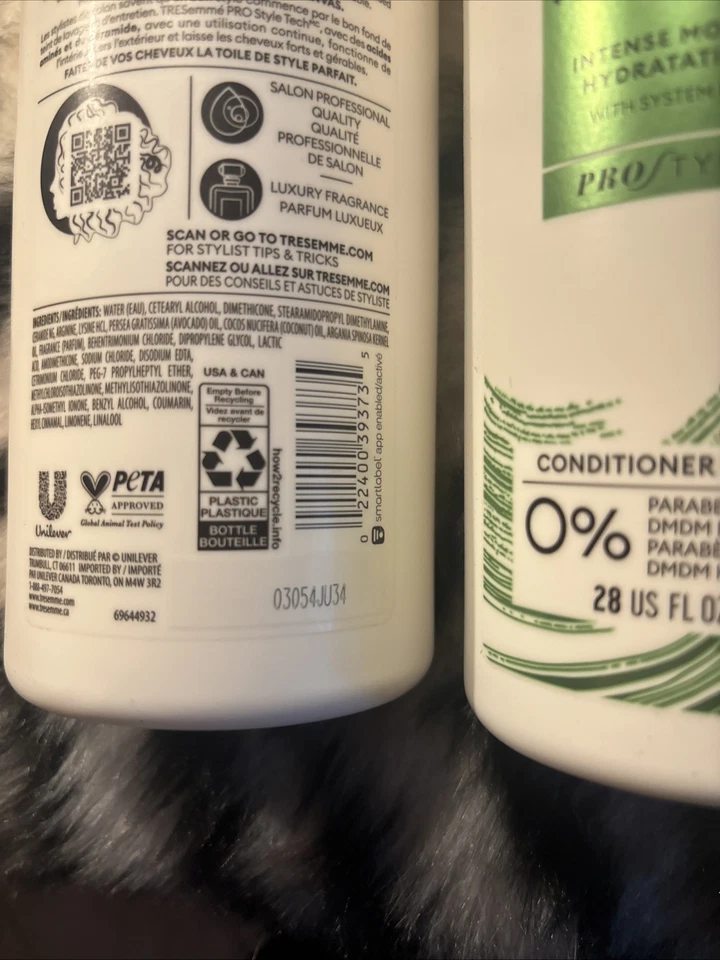 Tresemme Hair Conditioner Curl Hydration Nourishing Shine Flawless Formula 2pk - Image 3 of 3