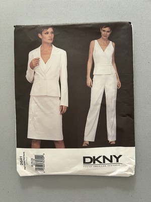 Vogue DKNY #2641 Pattern Jacket/Top/Skirt & Pants Misses Plus 18-22 Cut