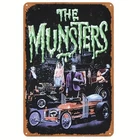The Munsters Vintage Tin Metal Signs Home Décor 8x12 Retro Art Wall with Pre-Dri