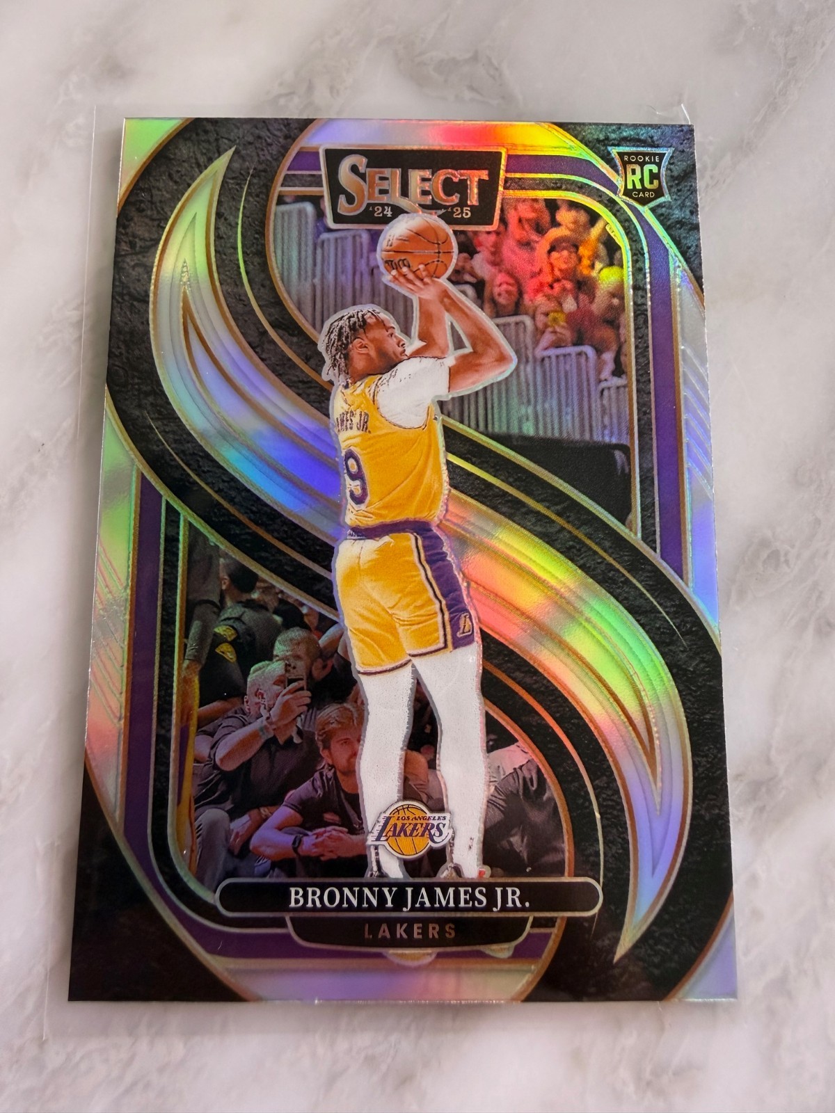 2024-25 Select Bronny James RC Premier Level Silver Prizm