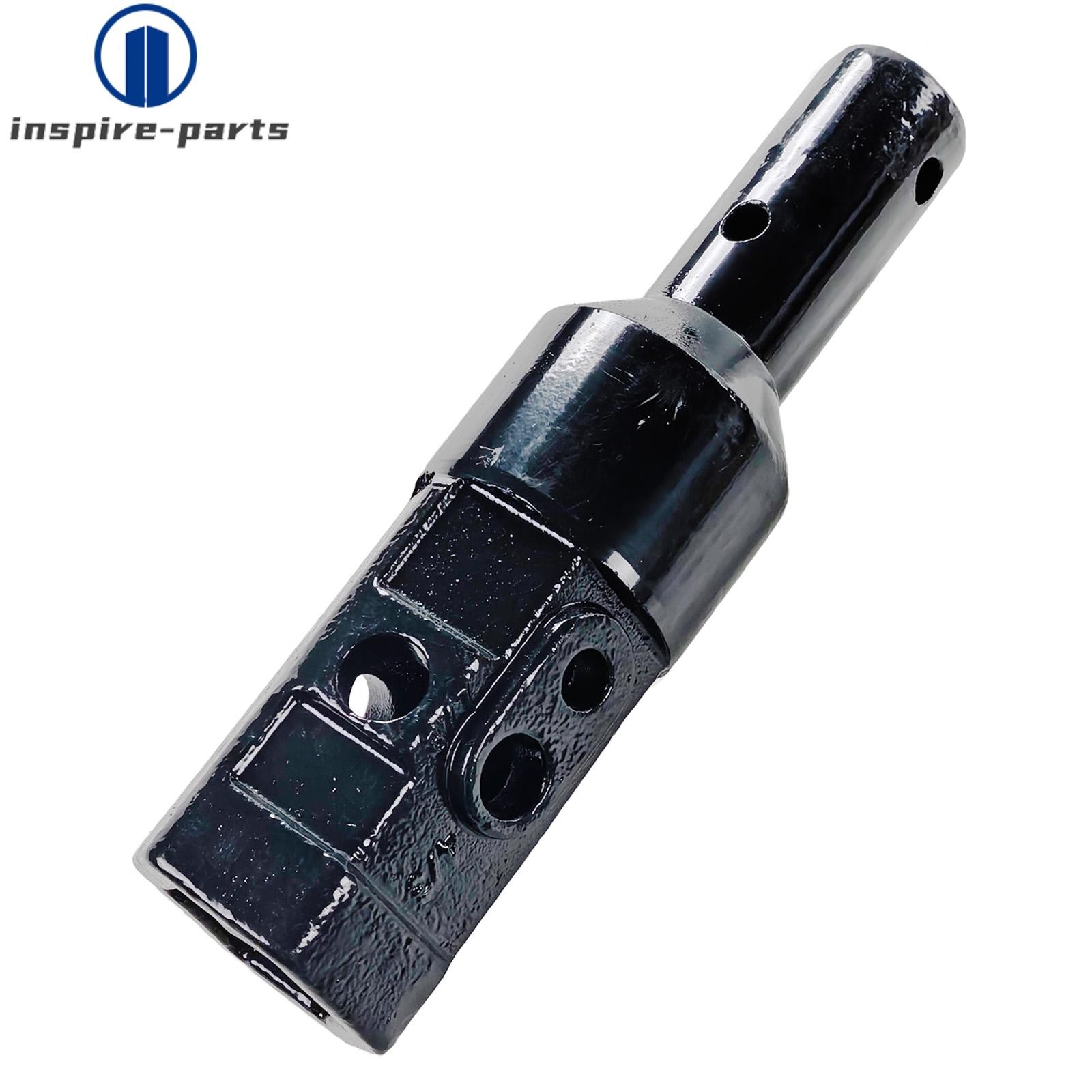 Heavy Duty 2" Female Hex to 2" Male Round Auger Adapter for Skid Steer