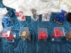 Lots of 10 Vintage ty beanie babies with cases & tag covers