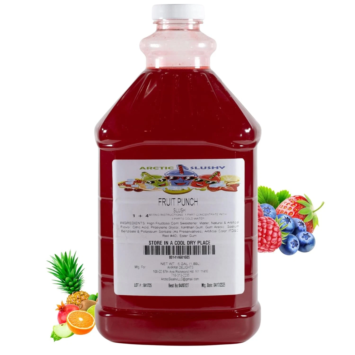 Arctic Slushy Frozen Slushie Syrup Mix - New York Flavored Syrups for Ice...