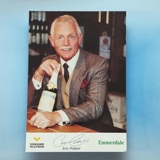 Emmerdale Cast Card C1995 Facsimile Signed Eric Pollard Actor Chris Chittell