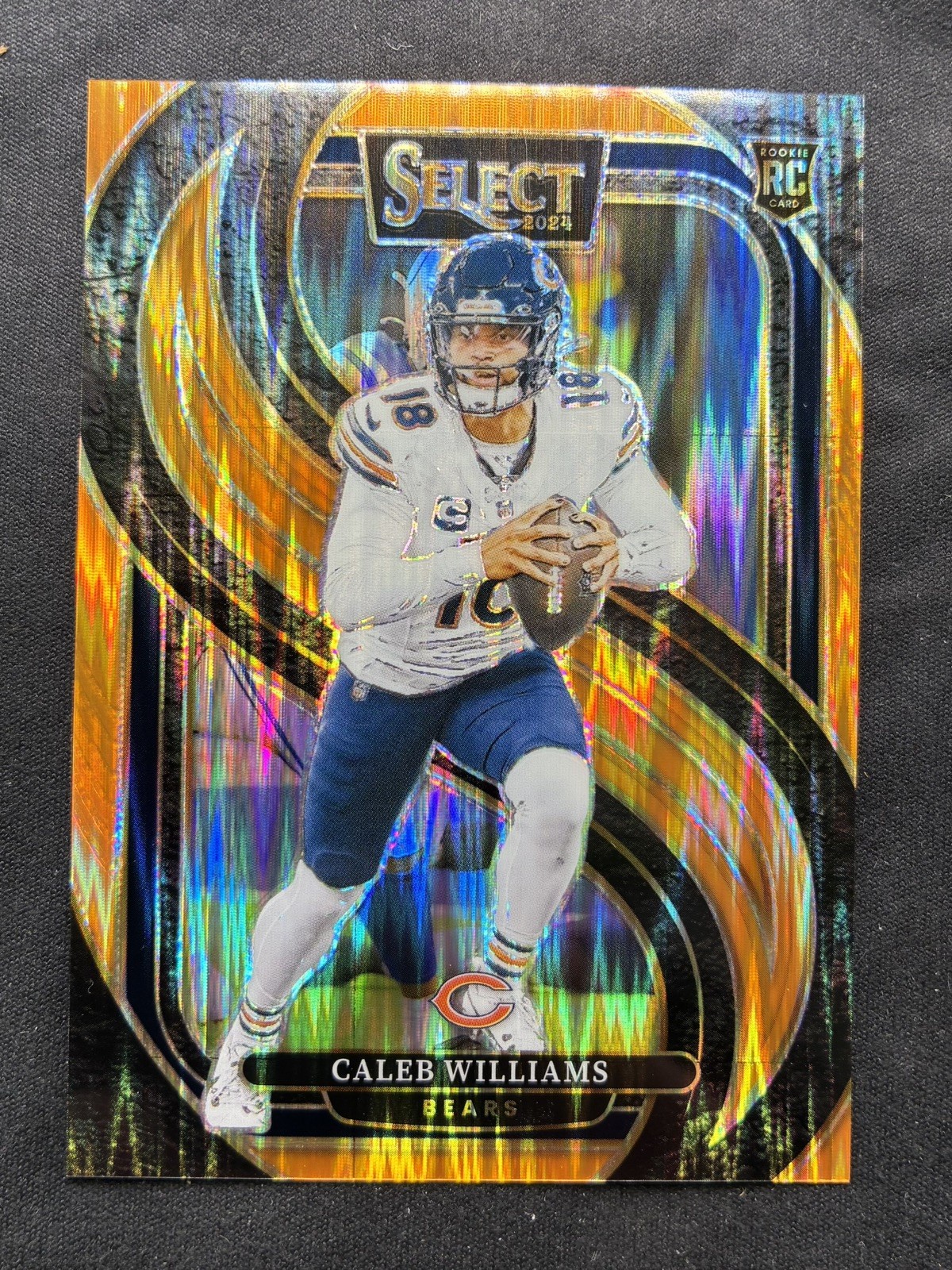 🐻🔥2024 PANINI SELECT CALEB WILLIAMS ROOKIE RC PREMIER LEVEL ORANGE /399 Bears