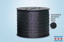 Polytape for Electric Fencing (White - 1 1/2" x 600') Multipack of 4