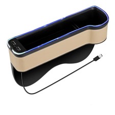 Car Seat Gap Organizer with Light Multifunctional,with Small Cup Holder, Stor...