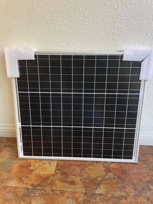 Renogy 50W 12V Solar Panel Monocrystalline High-Efficiency For RV Marine Battery